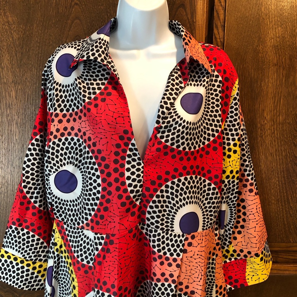African print tunic - Picture 2 of 8